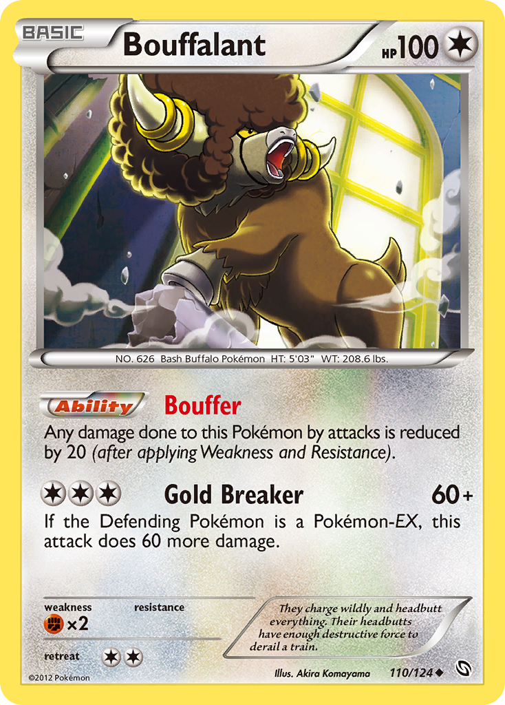 Bouffalant bw6-110 Uncommon from Dragons Exalted Set