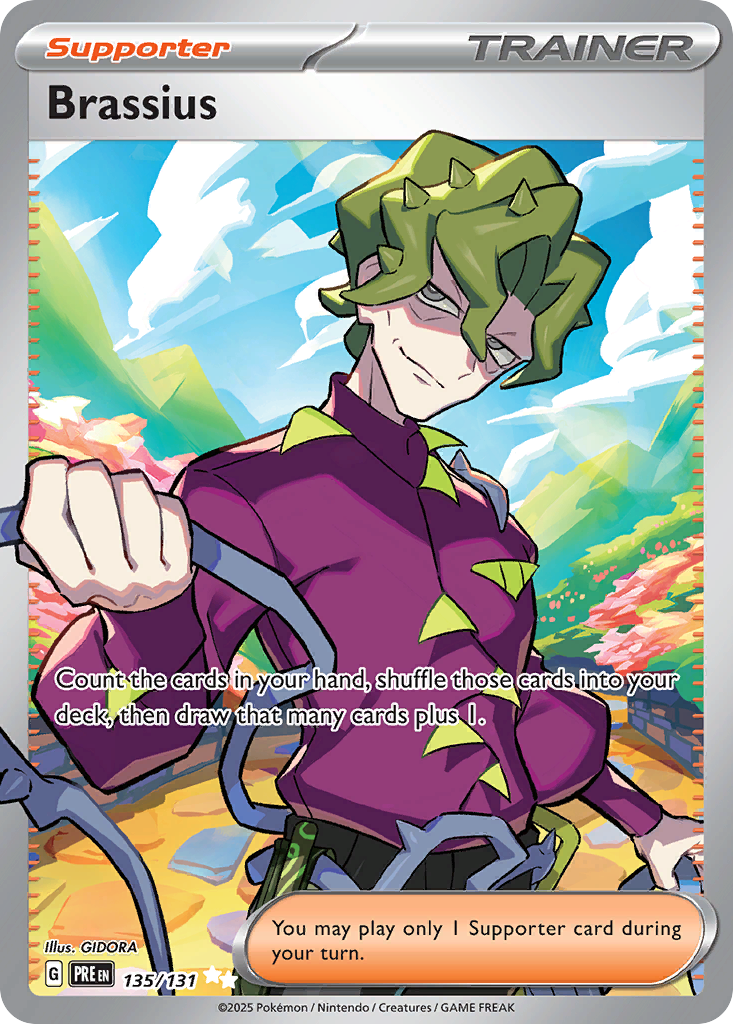 Brassius sv8pt5-135 Ultra Rare from Prismatic Evolutions Set