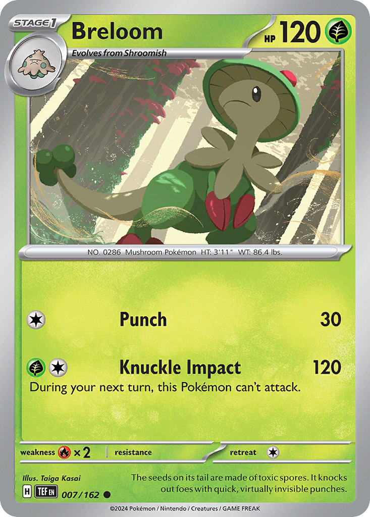 Breloom sv5-7 Common from Temporal Forces Set