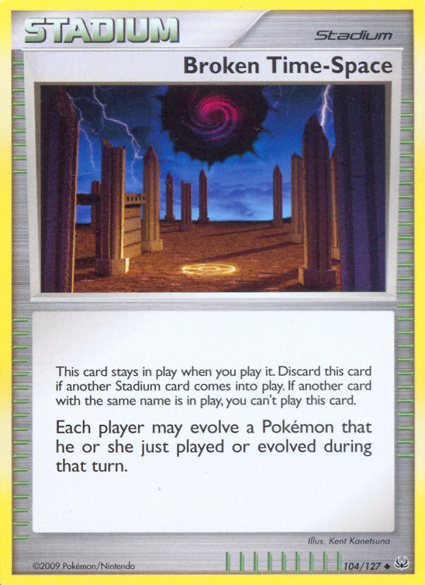 Broken Time-Space pl1-104 Uncommon from Platinum Set