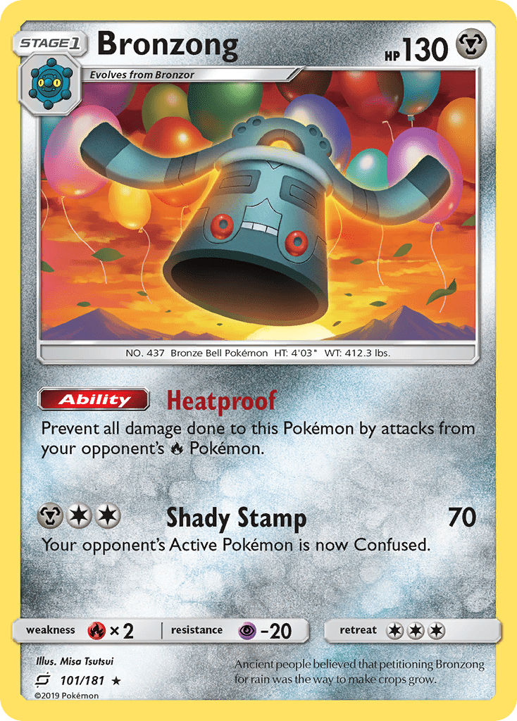Bronzong sm9-101 Rare from Team Up Set