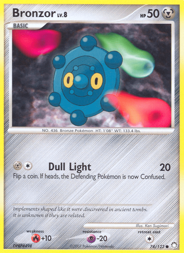 Bronzor dp2-74 Common from Mysterious Treasures Set