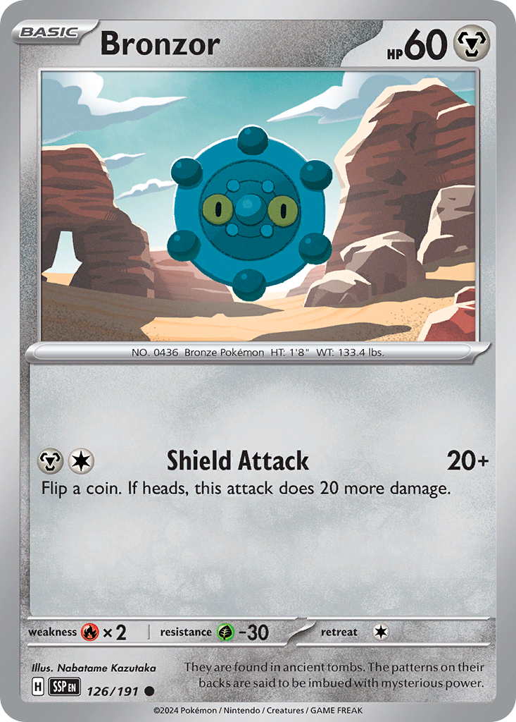 Bronzor sv8-126 Common from Surging Sparks Set