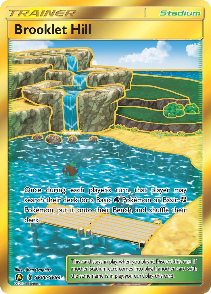 Brooklet Hill sma-SV88 Rare Secret from Hidden Fates Shiny Vault Set