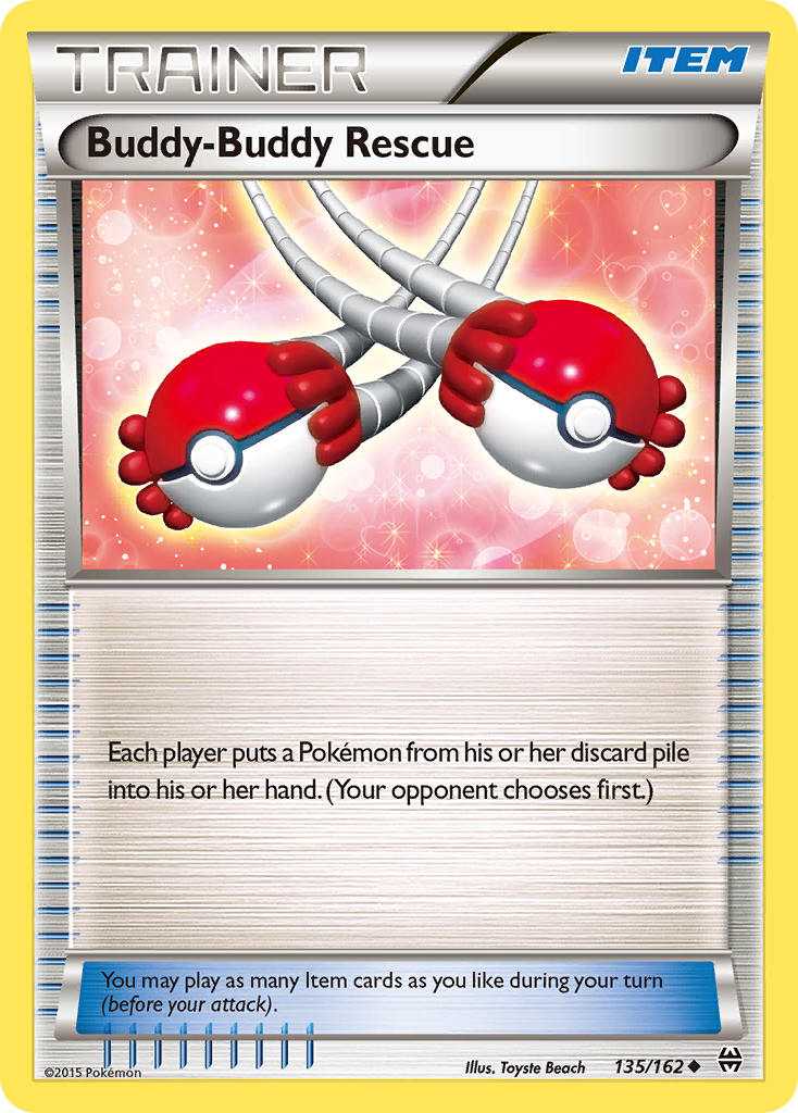 Buddy-Buddy Rescue xy8-135 Uncommon from BREAKthrough Set