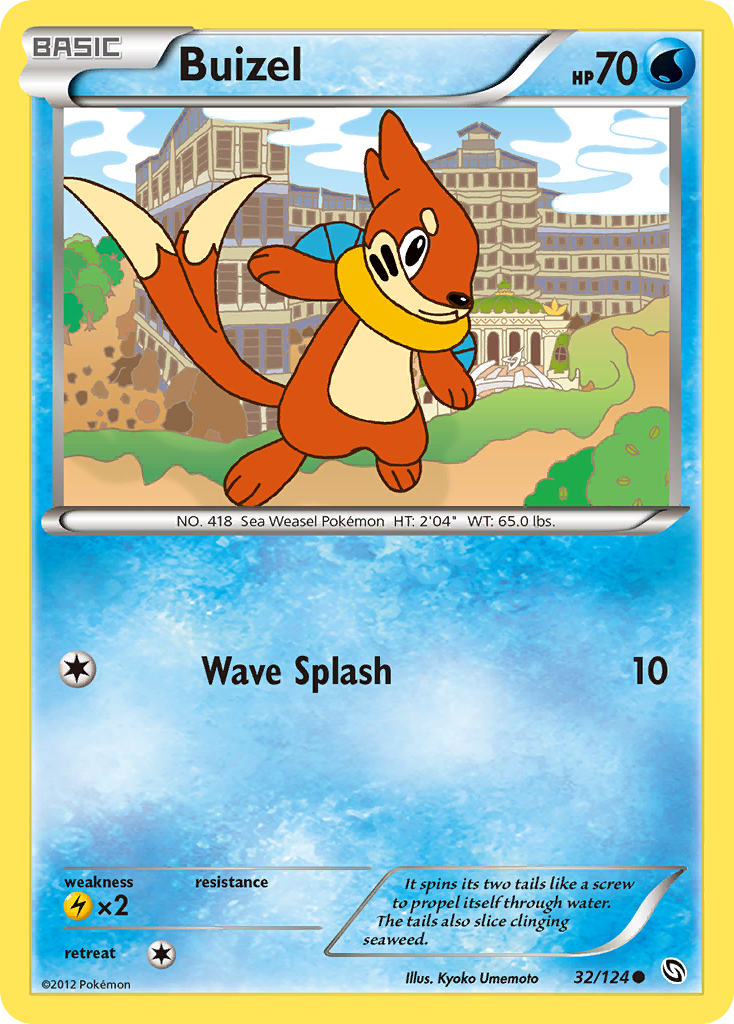 Buizel bw6-32 Common from Dragons Exalted Set