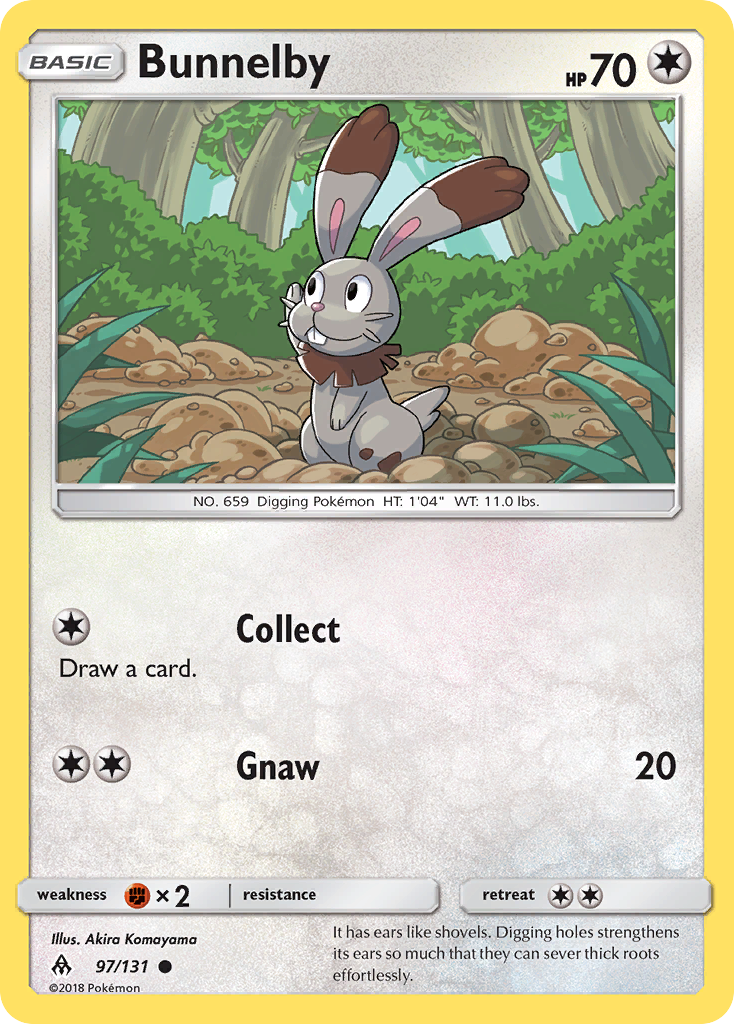Bunnelby sm6-97 Common from Forbidden Light Set