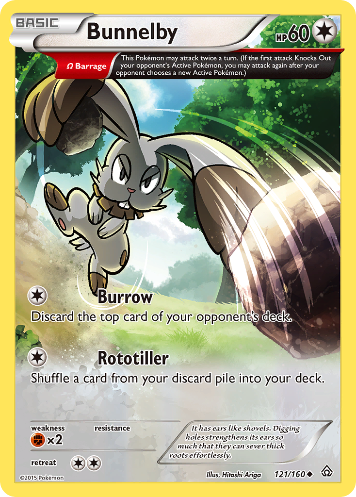 Bunnelby xy5-121 Uncommon from Primal Clash Set