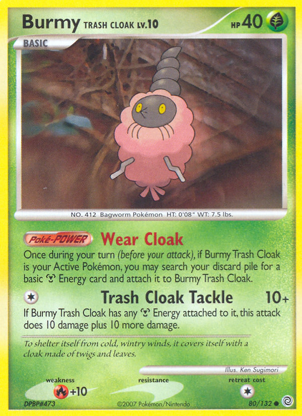 Burmy Trash Cloak dp3-80 Common from Secret Wonders Set