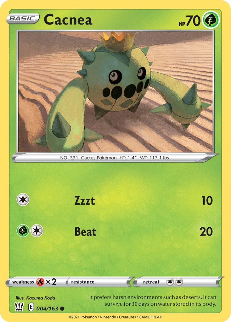 Cacnea swsh5-4 Common from Battle Styles Set
