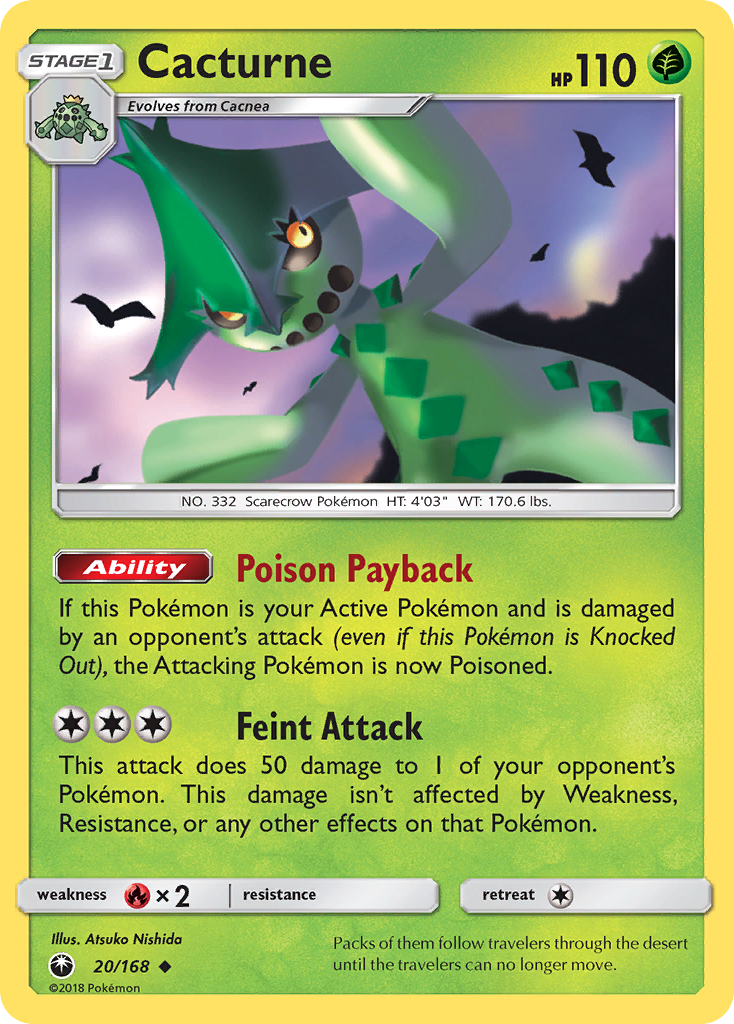 Cacturne sm7-20 Uncommon from Celestial Storm Set