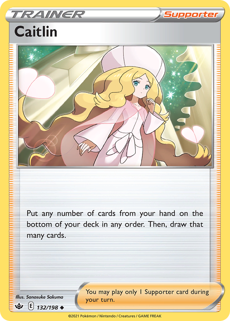 Caitlin swsh6-132 Uncommon from Chilling Reign Set