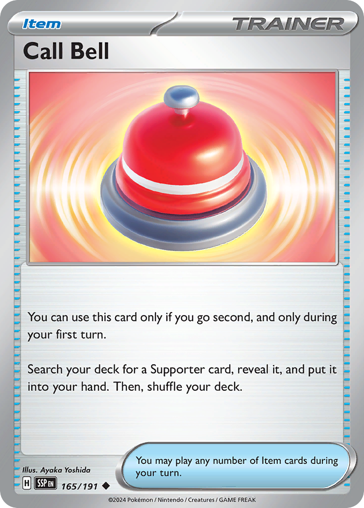 Call Bell sv8-165 Uncommon from Surging Sparks Set