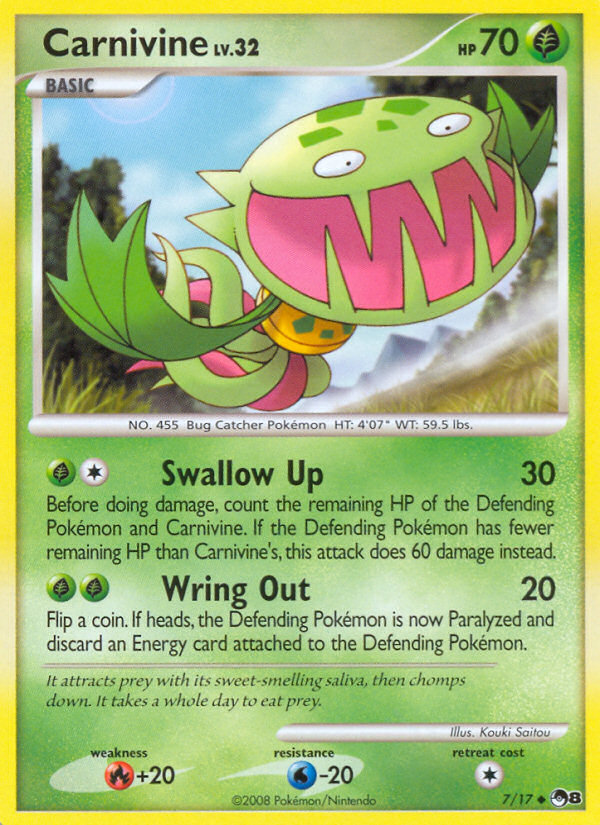 Carnivine pop8-7 Uncommon from POP Series 8 Set