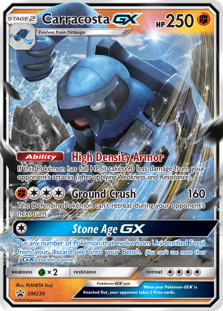 Carracosta-GX smp-SM239 Promo from SM Black Star Promos Set