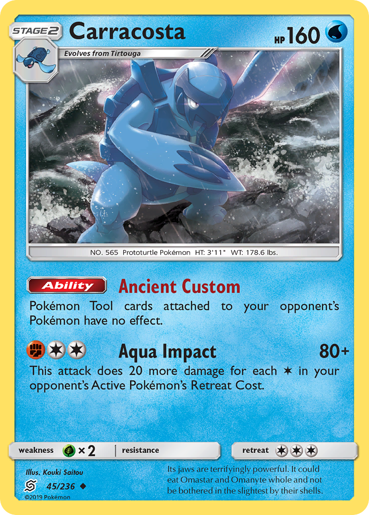 Carracosta sm11-45 Uncommon from Unified Minds Set
