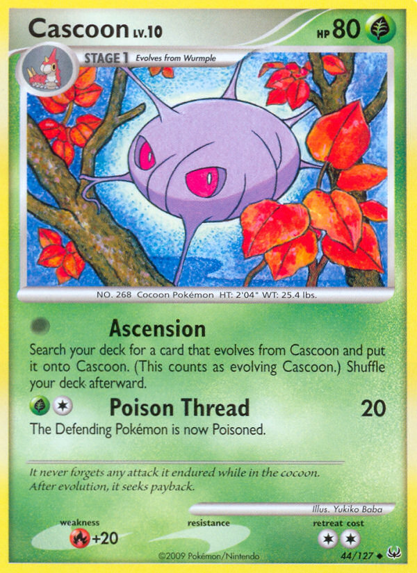 Cascoon pl1-44 Uncommon from Platinum Set