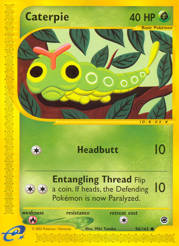 Caterpie ecard1-96 Common from  Set