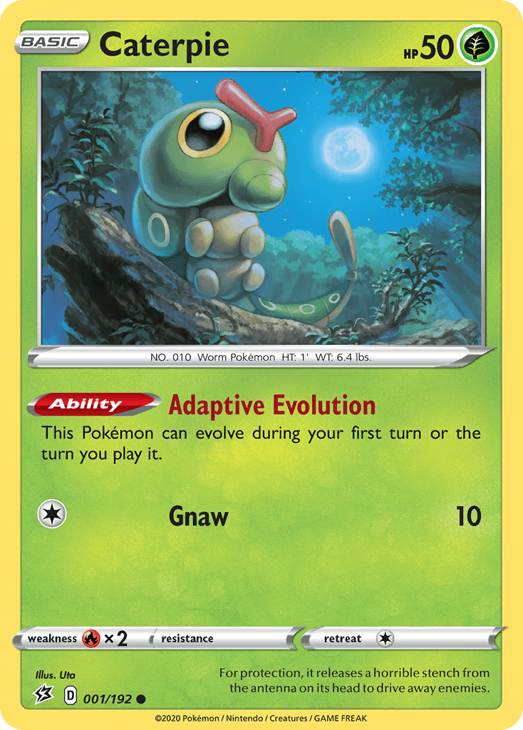 Caterpie swsh2-1 Common from Rebel Clash Set