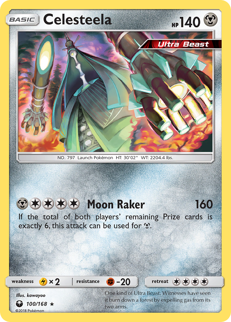 Celesteela sm7-100 Rare Holo from Celestial Storm Set