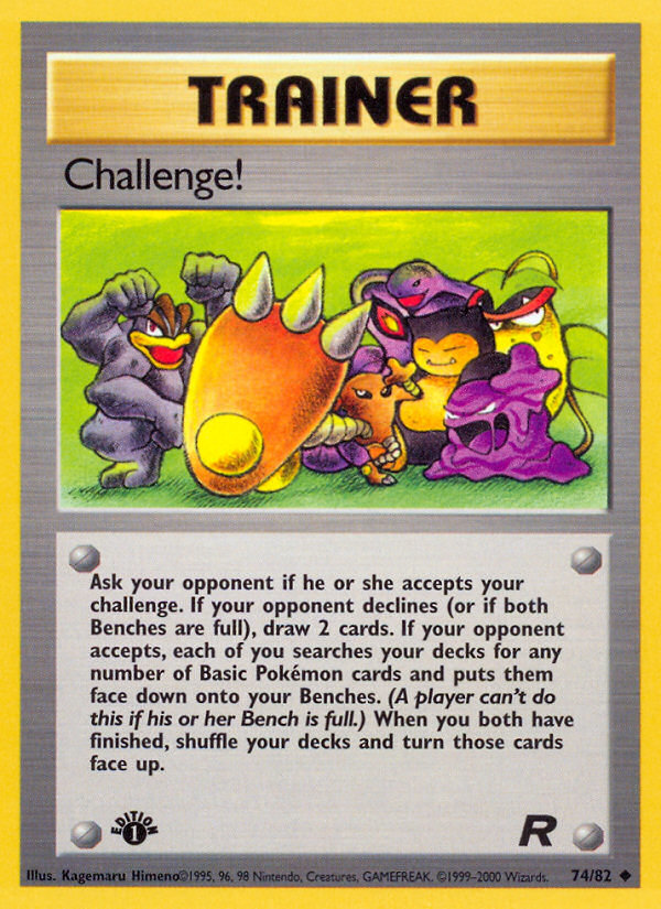 Challenge! base5-74 Uncommon from Team Rocket Set