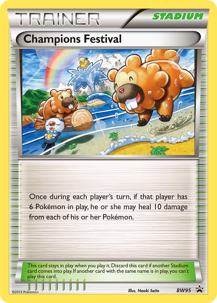 Champions Festival bwp-BW95 Promo from BW Black Star Promos Set
