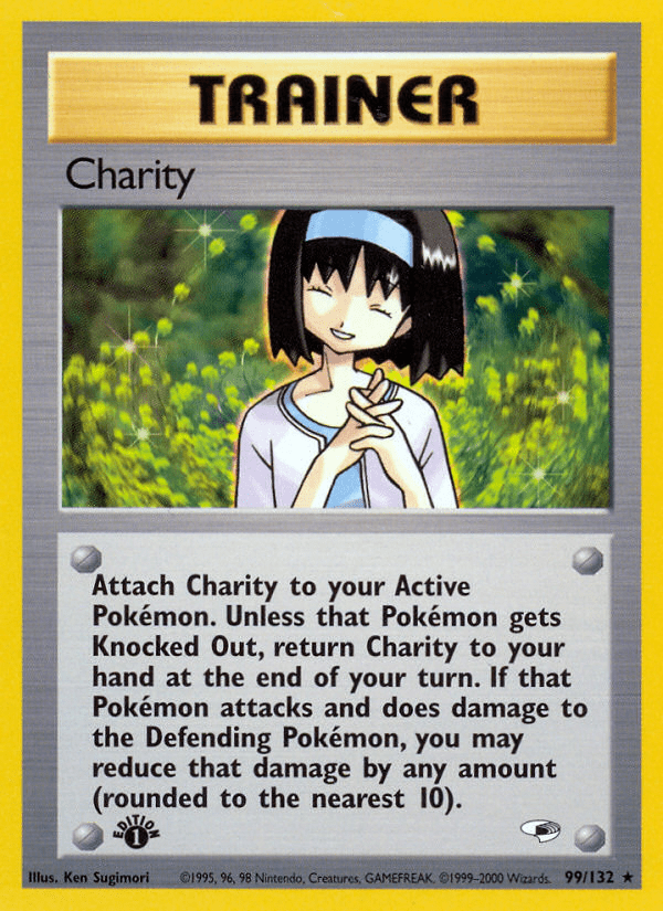 Charity gym1-99 Rare from Gym Heroes Set