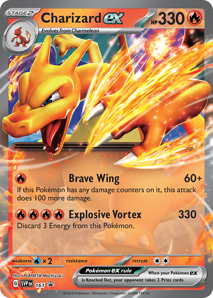 Charizard ex svp-161 Promo from Scarlet & Violet Black Star Promos Set