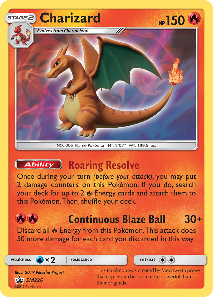 Charizard smp-SM226 Promo from SM Black Star Promos Set
