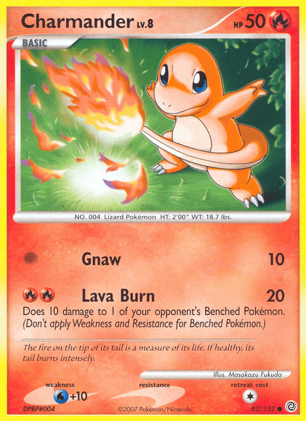 Charmander dp3-82 Common from Secret Wonders Set