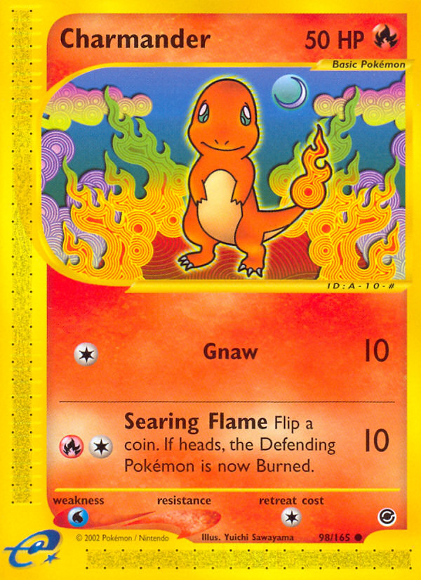 Charmander ecard1-98 Common from  Set