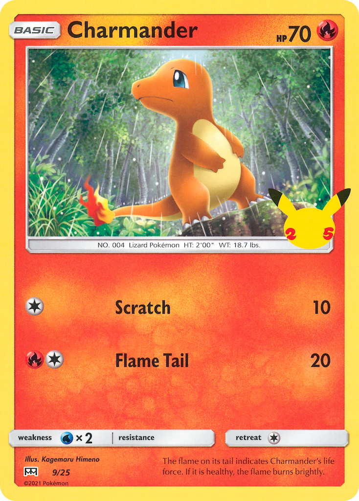 Charmander mcd21-9  from McDonald's Collection 2021 Set