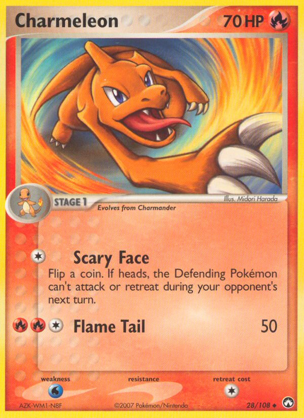 Charmeleon ex16-28 Uncommon from Power Keepers Set