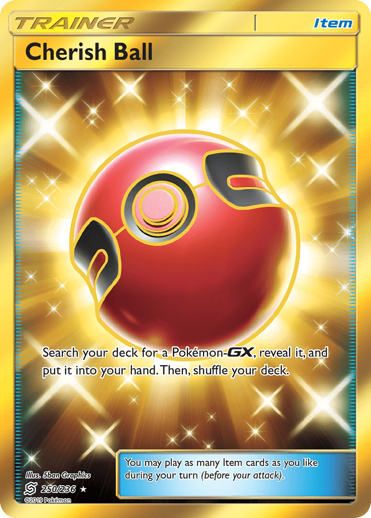 Cherish Ball sm11-250 Rare Secret from Unified Minds Set