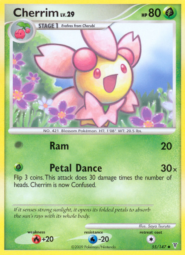 Cherrim pl3-55 Uncommon from Supreme Victors Set