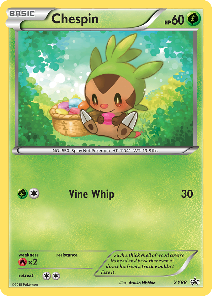 Chespin xyp-XY88 Promo from XY Black Star Promos Set