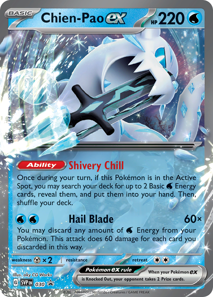 Chien-Pao ex svp-30 Promo from Scarlet & Violet Black Star Promos Set