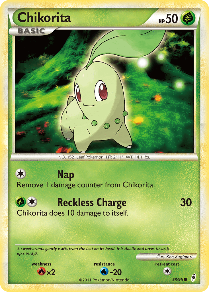 Chikorita col1-53 Common from Call of Legends Set
