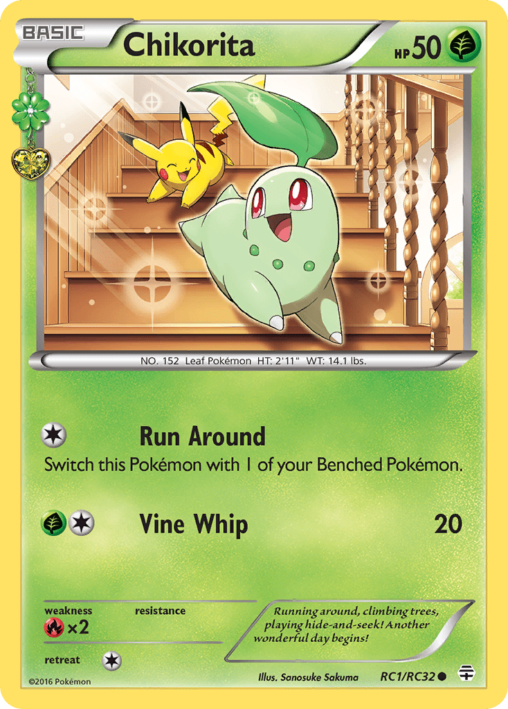 Chikorita g1-RC1 Common from Generations Set