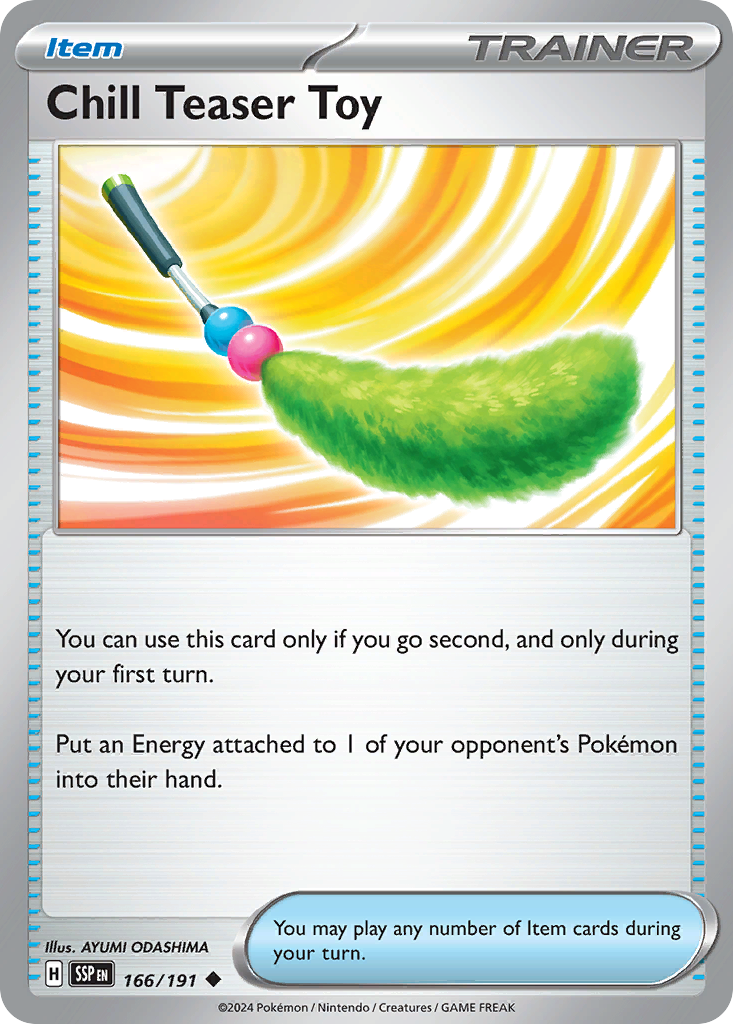 Chill Teaser Toy sv8-166 Uncommon from Surging Sparks Set