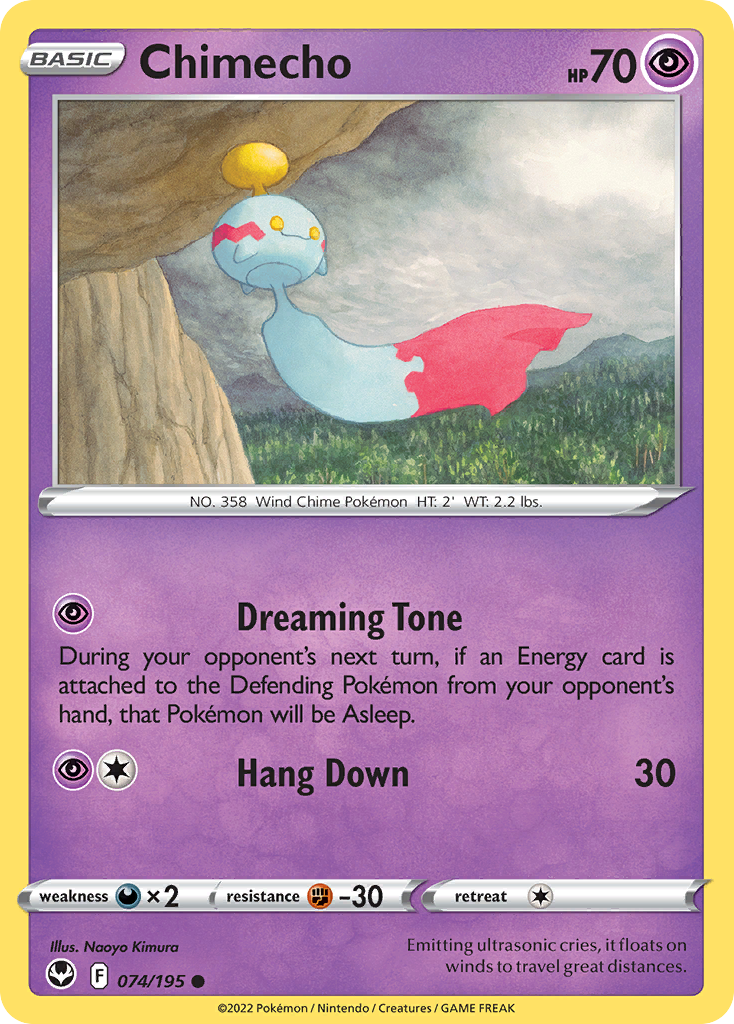 Chimecho swsh12-74 Common from Silver Tempest Set