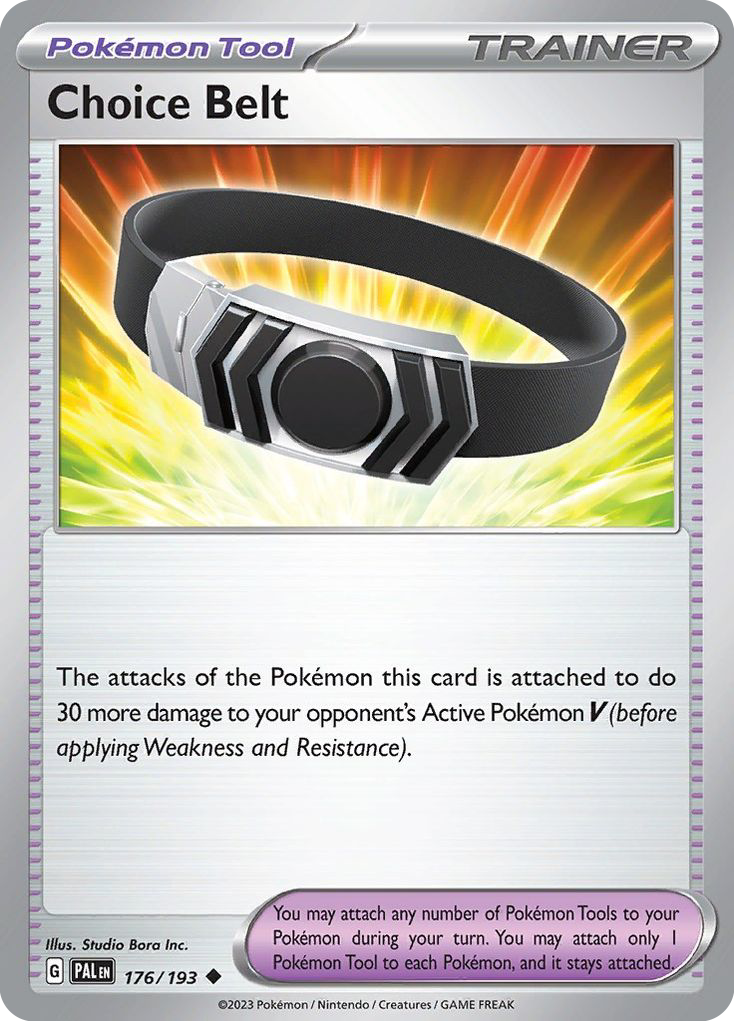 Choice Belt sv2-176 Uncommon from Paldea Evolved Set