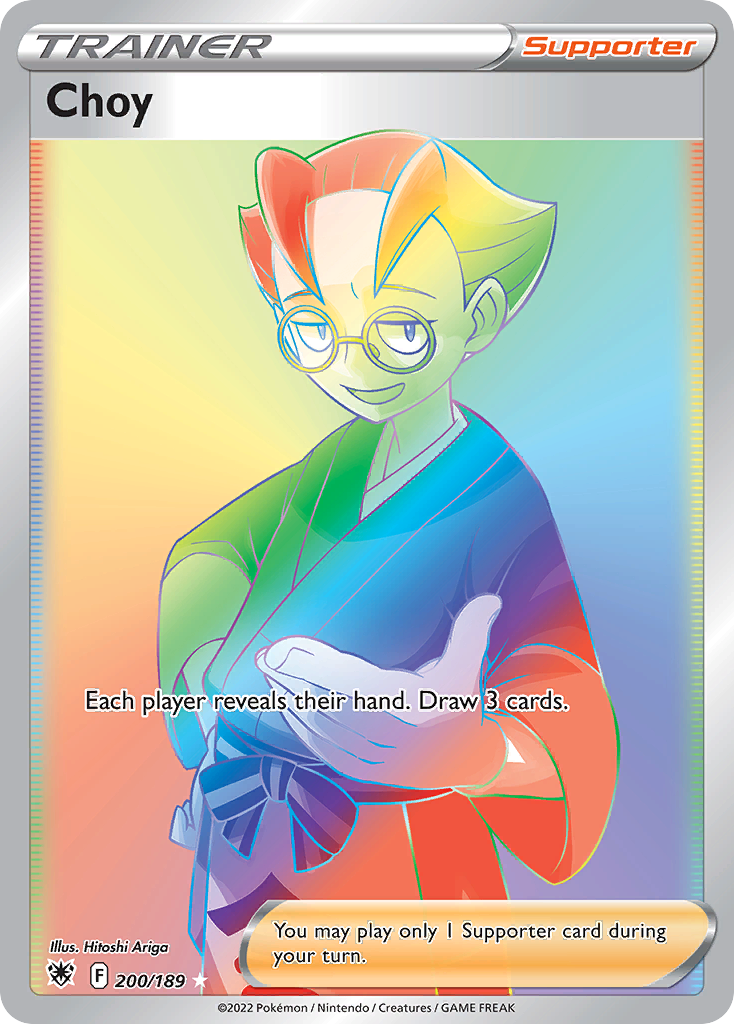 Choy swsh10-200 Rare Rainbow from Astral Radiance Set