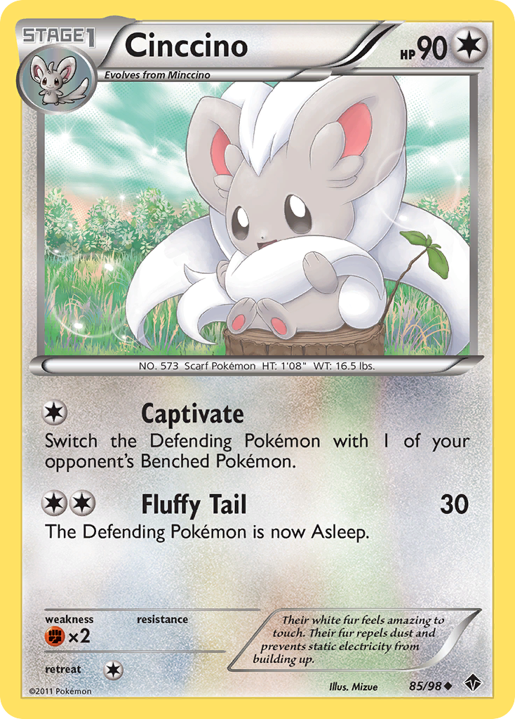 Cinccino bw2-85 Uncommon from Emerging Powers Set