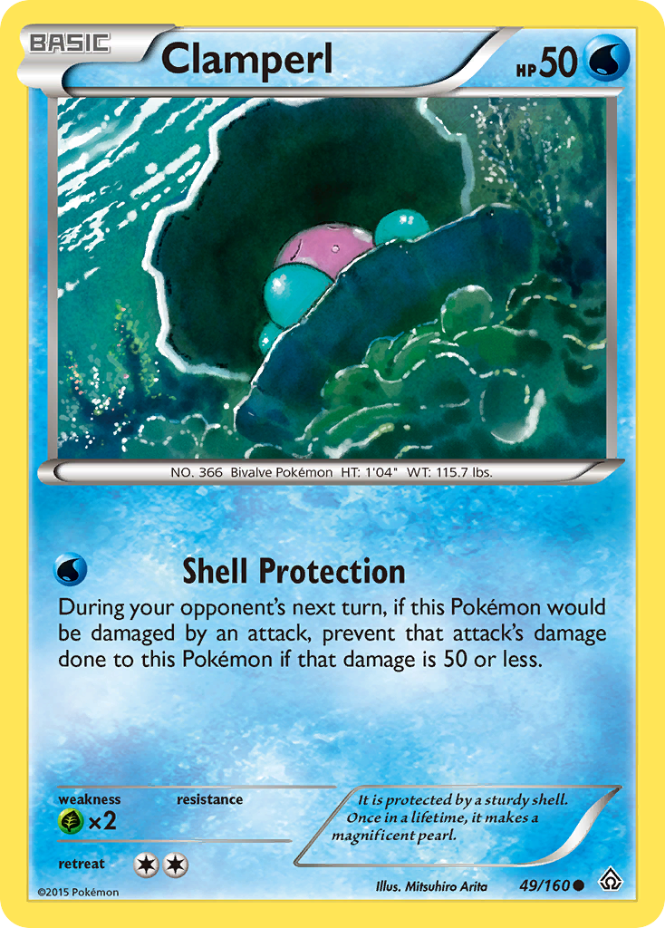 Clamperl xy5-49 Common from Primal Clash Set