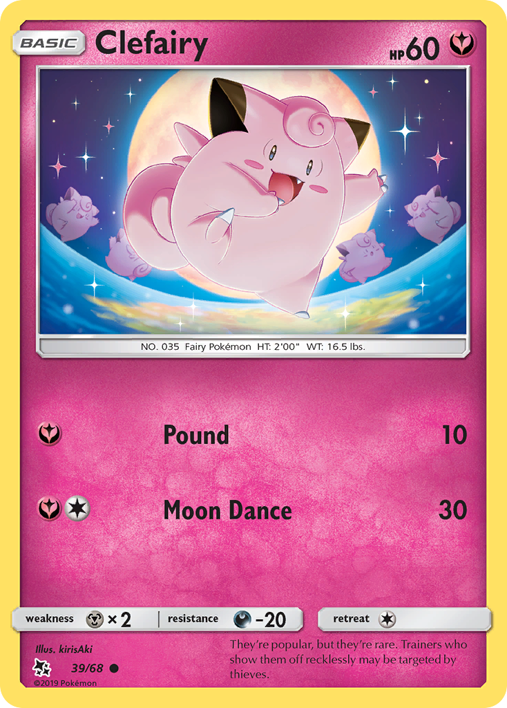 Clefairy sm115-39 Common from Hidden Fates Set