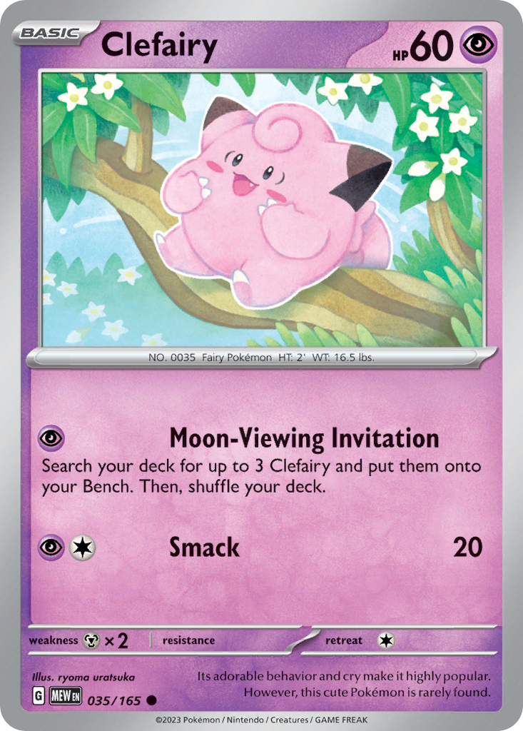 Clefairy sv3pt5-35 Common from 151 Set