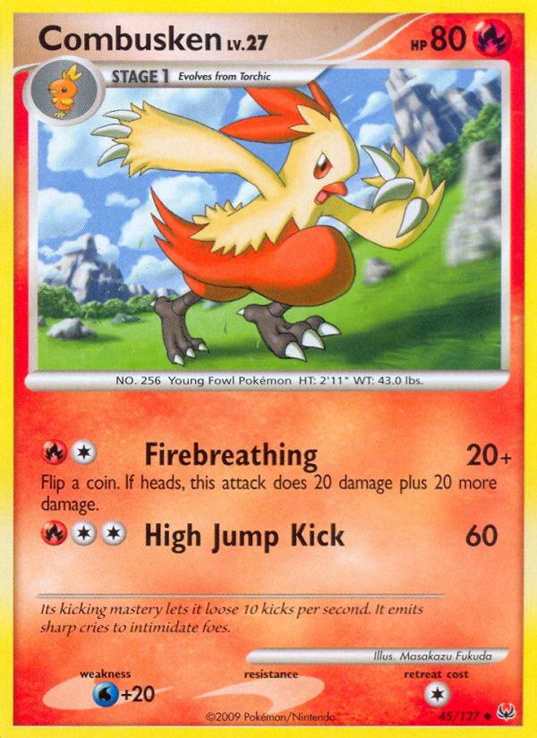 Combusken pl1-45 Uncommon from Platinum Set