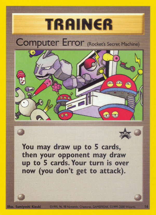 Computer Error basep-16 Promo from Wizards Black Star Promos Set