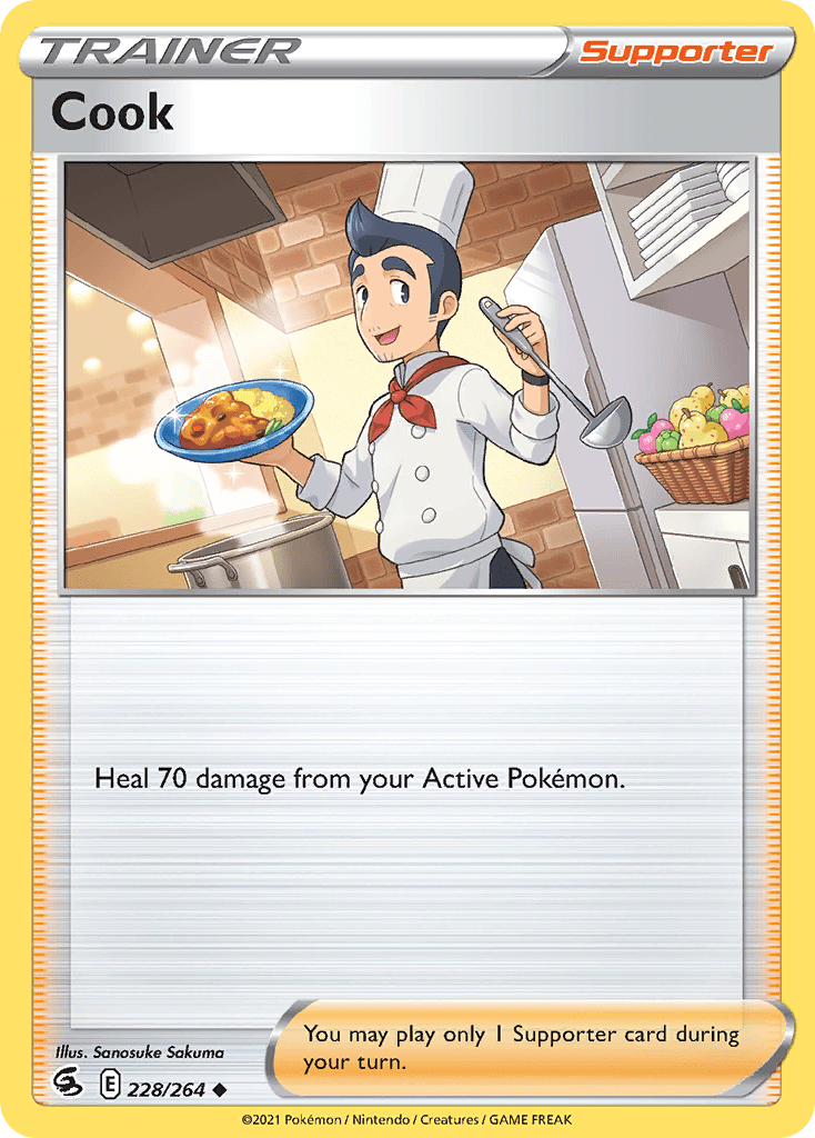 Cook swsh8-228 Uncommon from Fusion Strike Set